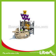 Wenzhou China Manufacture Cheap LLDPE Plastic Outdoor Playground/pirate ship Gym for Kids